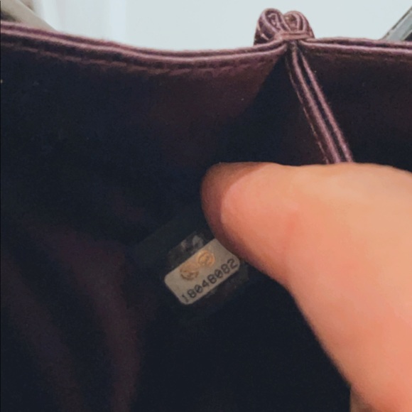 CHANEL - Box Frame Deep Purple Python Skin Leather bag - Picture 6 of 7